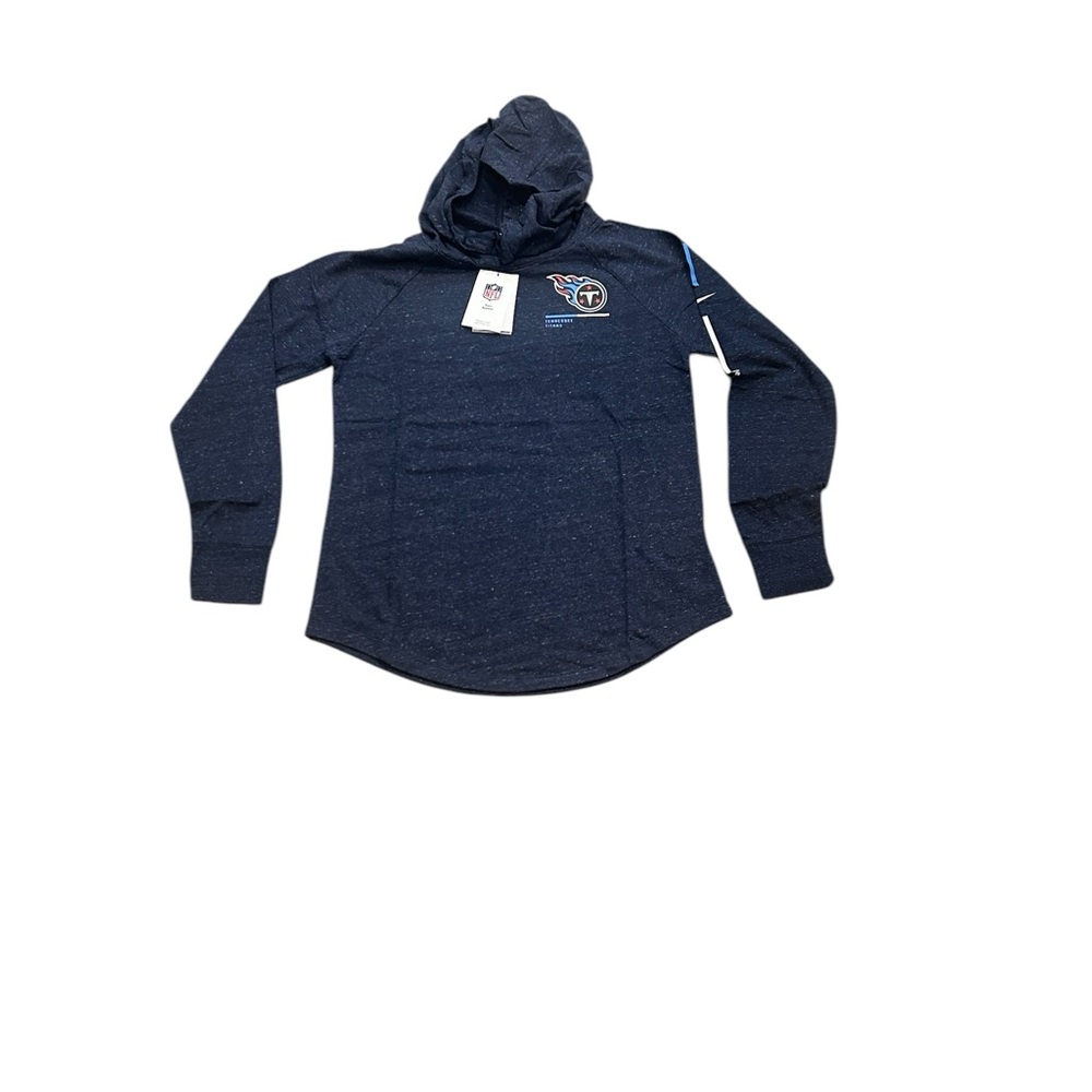 Tennessee Titans Nike Women’s Funnel Neck Pullover Hoodie Sweatshirt